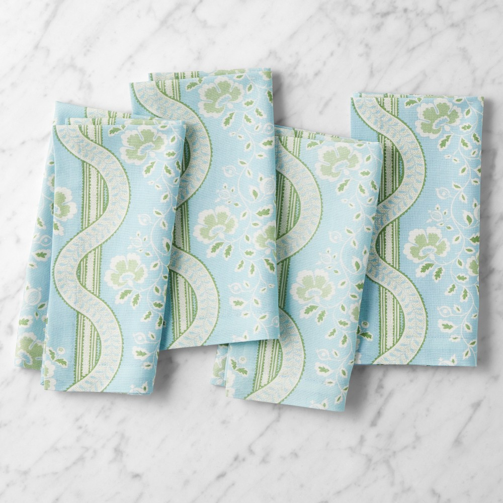 Sanderson x Williams Sonoma Aubrey Napkins, Set of 4 | Williams-Sonoma