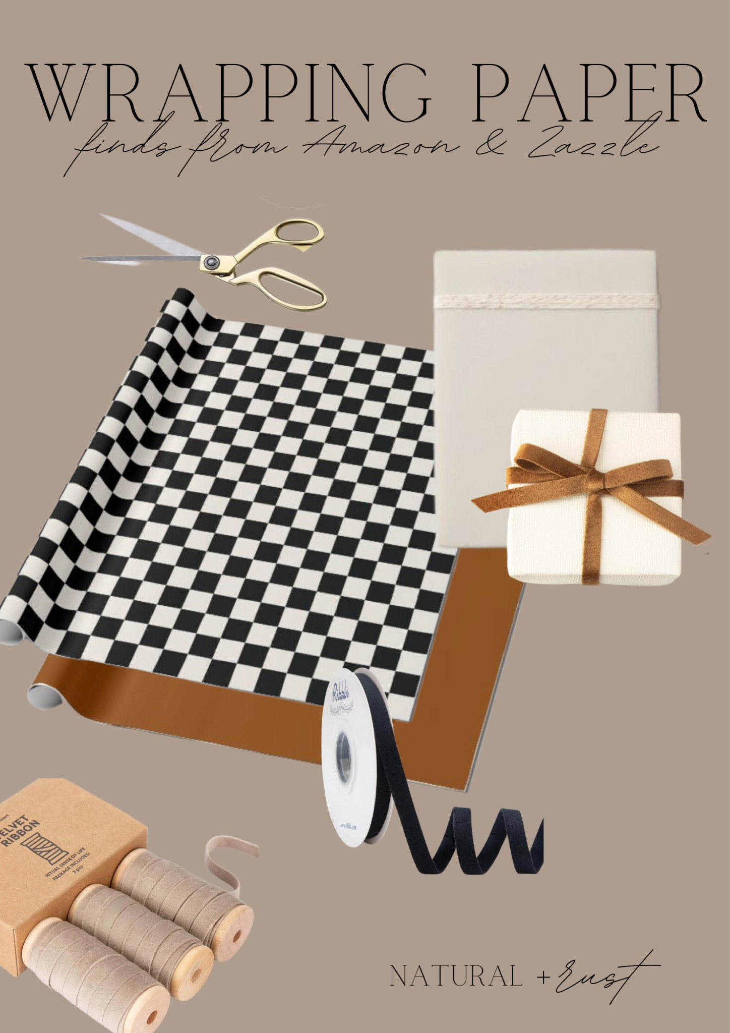 Checkered wrapping paper Inspo 🖤

#LTKGiftGuide #LTKSeasonal #LTKHolidaySale