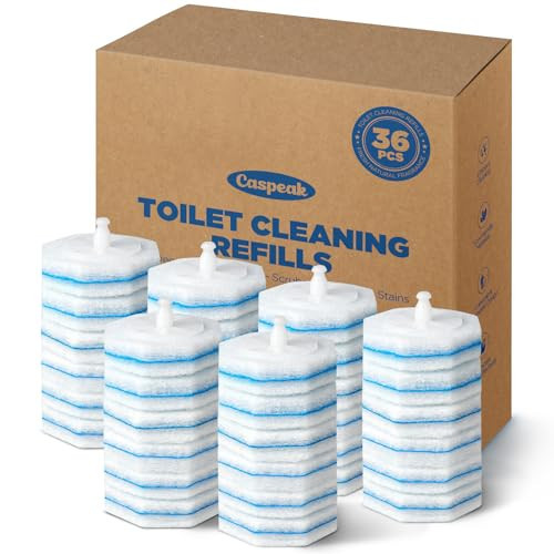 36 Count Toilet Wand Refills For Clorox Toilet Wand, 5X Cleaning Power Toilets Bowl Cleaners With Exclusive Formula, High-Density Disposable Toilets Brush Scrubber - No Falling Apart, Fresh Fragrance | Amazon (US)