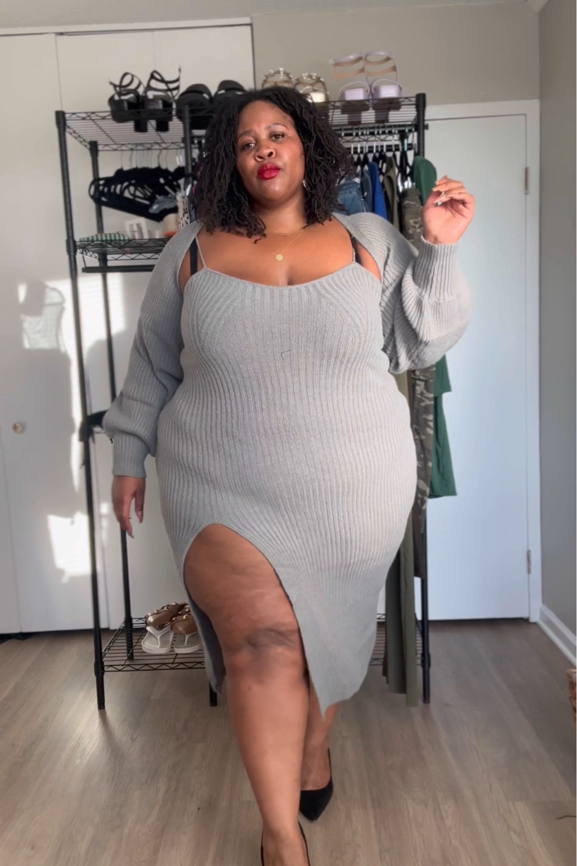 Dress is available in my TikTok shop here: https://www.tiktok.com/t/ZT8fvUvFf/ 

#LTKplussize