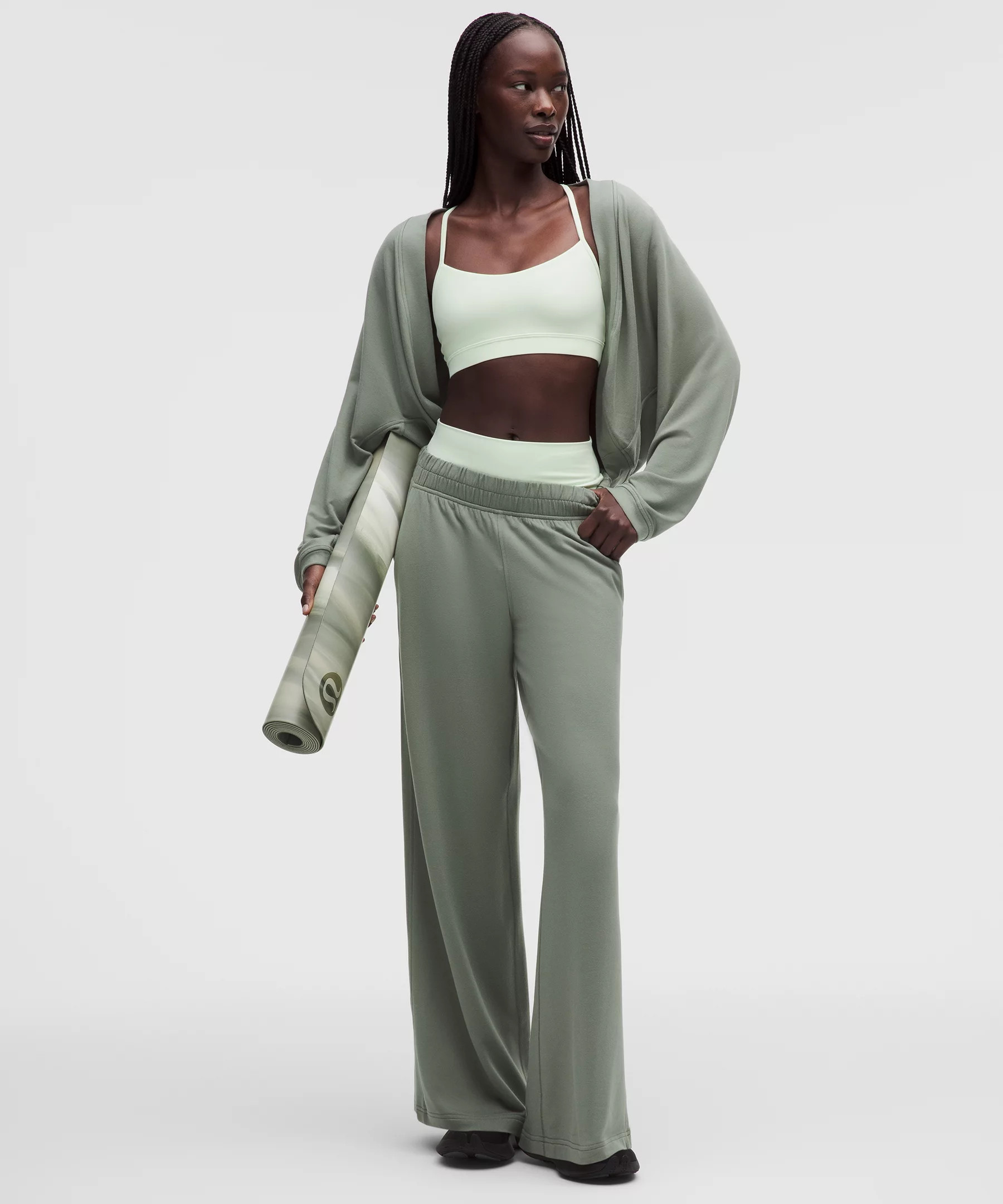 BeCalm Mid-Rise Wide-Leg Pant | Lululemon (US)