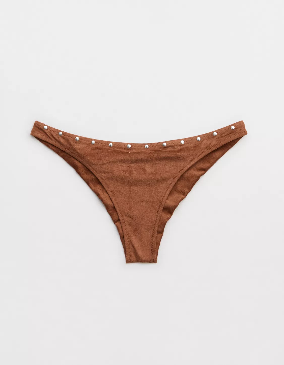 Aerie Happy Cheeks Suede Bikini Bottom | Aerie