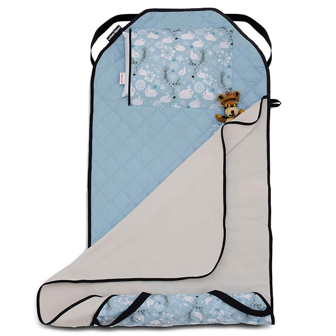 Urban Infant Tot Cot All-in-One Modern Preschool/Daycare Nap Mat with Washable Pillow and Elastic... | Amazon (US)