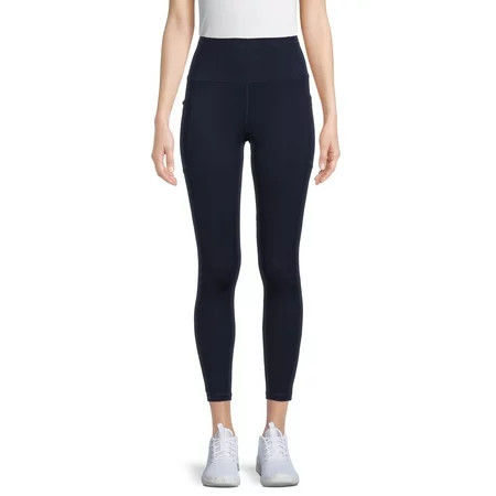 Avia Women s High Waist Crop Legging with Side Pockets Sizes XS-XXL | Walmart (US)