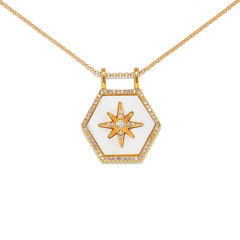 Alya Star Talisman Necklace | Sequin