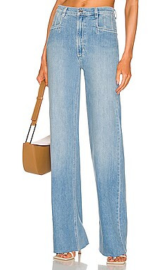 Favorite Daughter Jordie Super High Rise Wide Leg Jean in Madrid from Revolve.com | Revolve Clothing (Global)