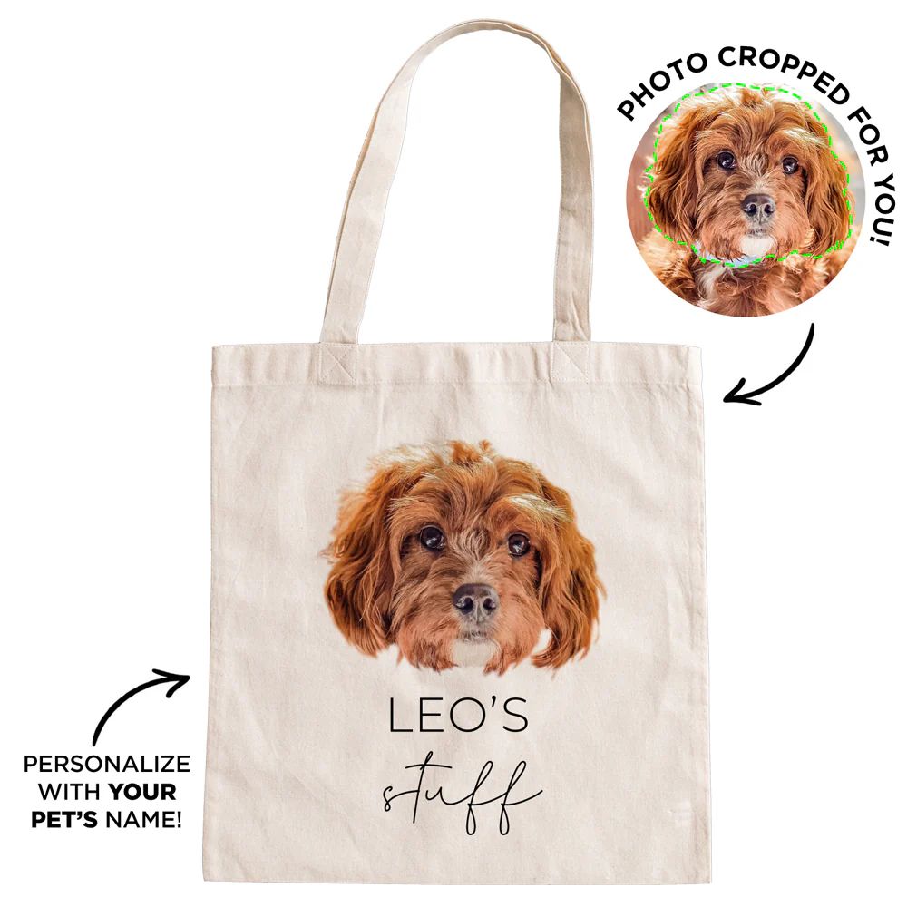 Personalized Pet Tote Bag | Type League Press