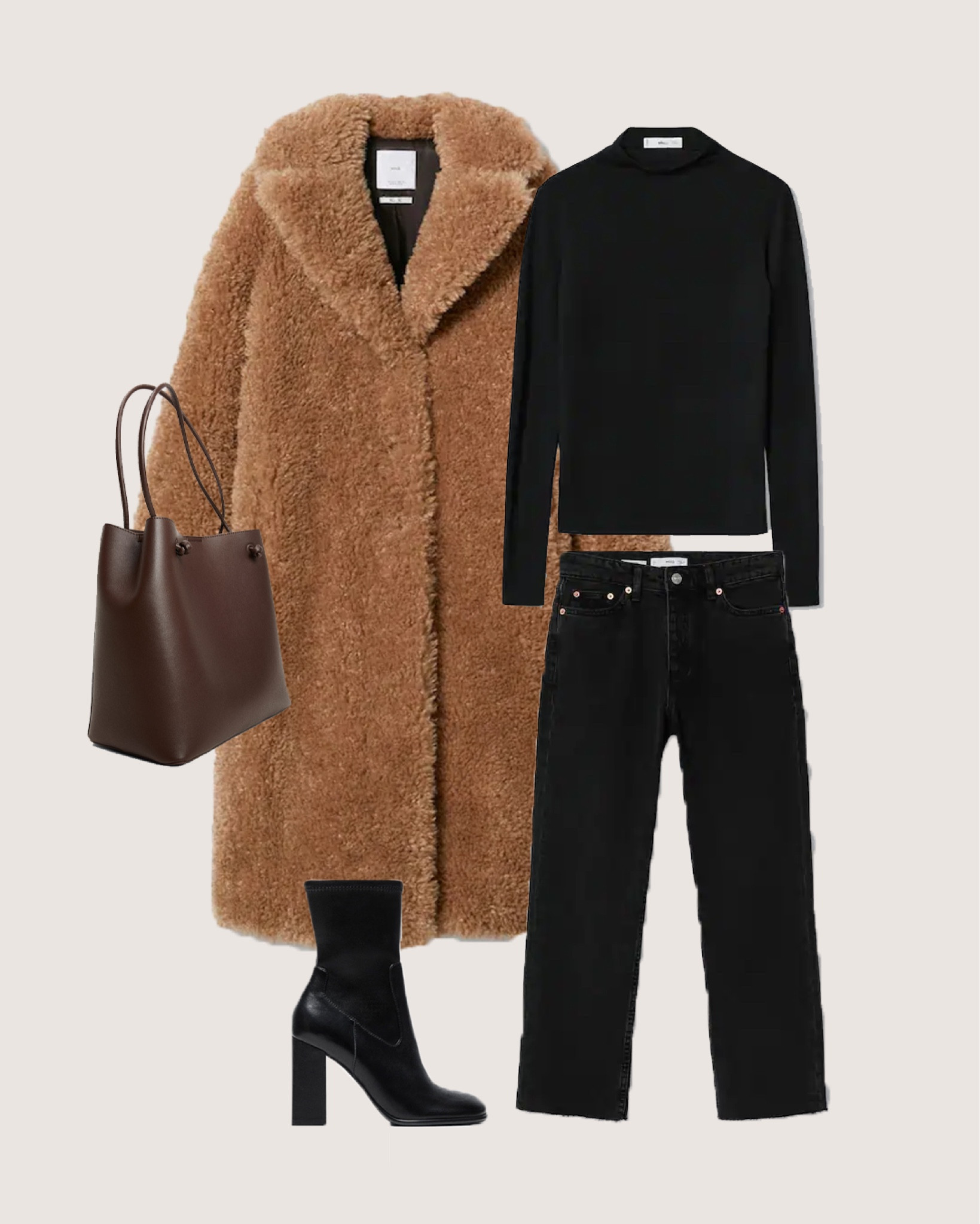 Teddy brown coat outfit 🐻

Brown coat, cute Sherpa coat, brown Sherpa coat, brown textured coat, brown coat outfit, teddy coat, black mom jeans, mom jeans outfit, black jeans outfit, black booties, brown bag, black turtle neck top, black wool top 

#LTKstyletip #LTKHoliday #LTKSeasonal