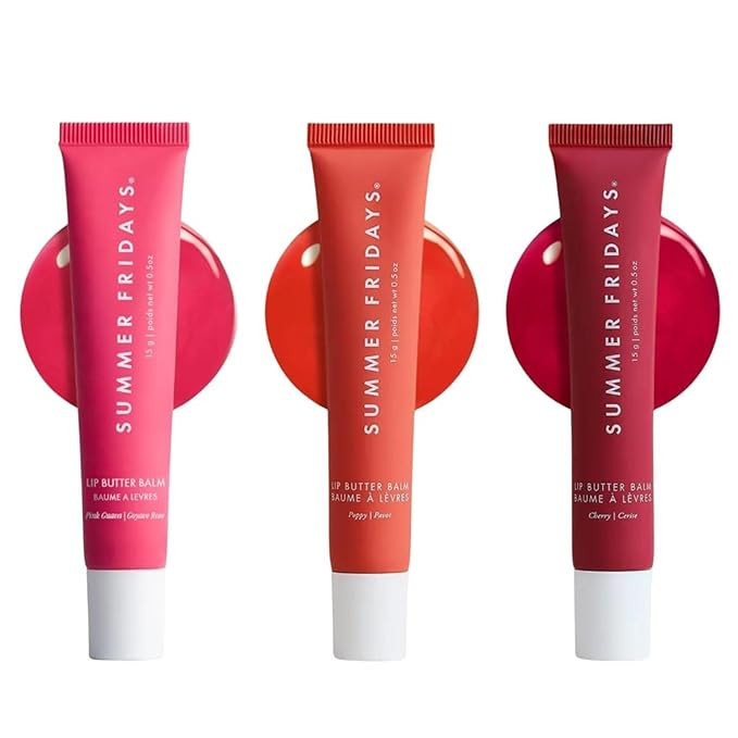 Summer Fridays Lip Butter Balm Summer Fruit Trio - Tinted Hydrating Lip Balm for Instant Moisture... | Amazon (US)