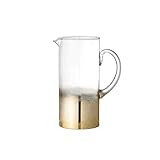 Bloomingville Gold Ombre Glass Pitcher | Amazon (US)