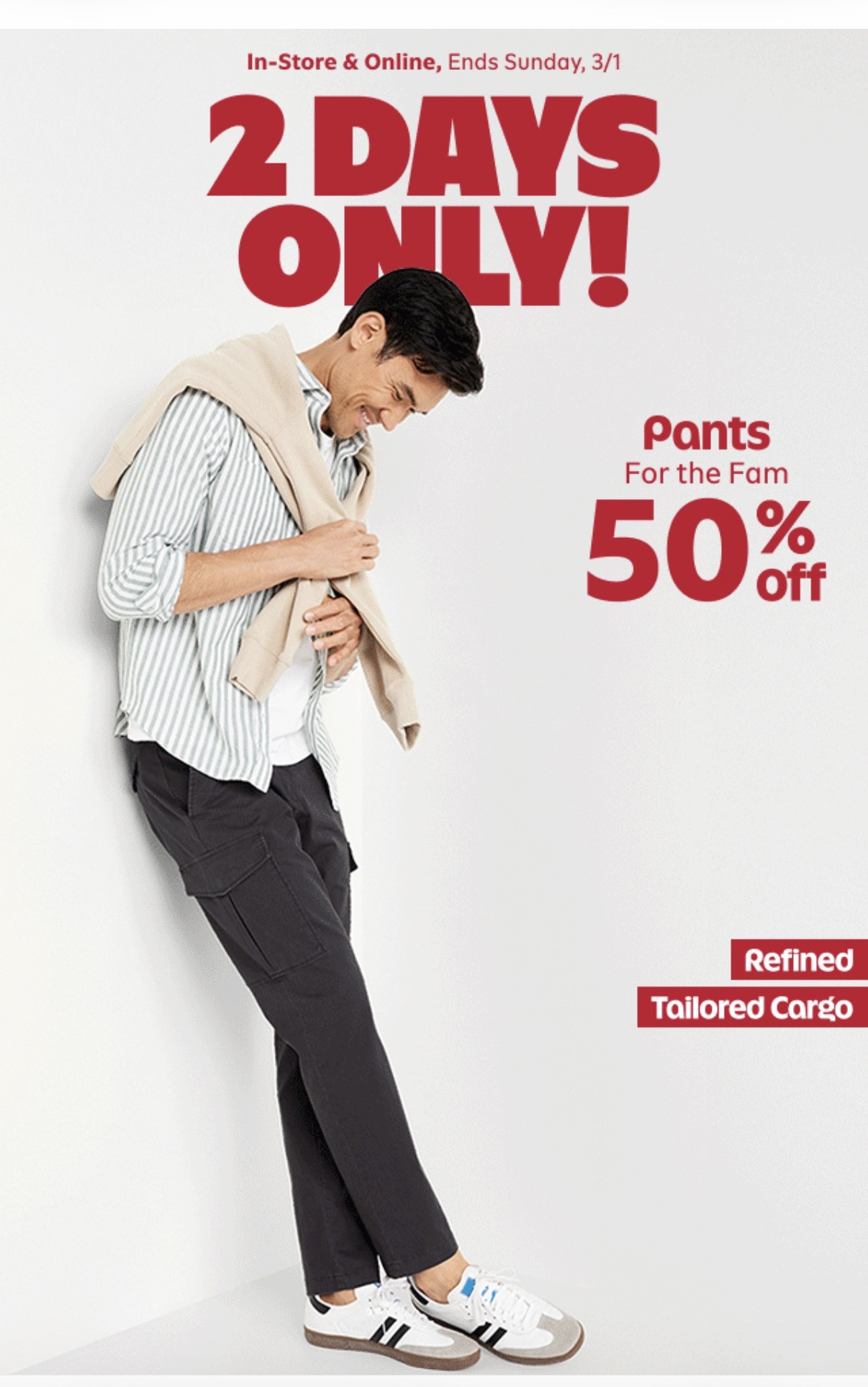 The way I RUN when pants are 50% off and I can use Super Cash too 😌✨

Now through March 5th, stack those deals and grab:
Everyday jeans.
Matching family pants.
Cute lounge bottoms.
Spring workwear.

Do not wait because the good washes and sizes go first. I linked everything for you.

#OldNavyFinds #SuperCashTime #SpringStyle #ClosetUpgrade #FamilyFashion #DenimObsessed #SmartShopping #ShoppingWithPriiincesss #Atlantamom #Atlantabloggers #Atlantablogger #AtlantaCreator #Atlantacontentcreators #Atlantacontentcreator

#LTKMens #LTKSpringSale #LTKSaleAlert