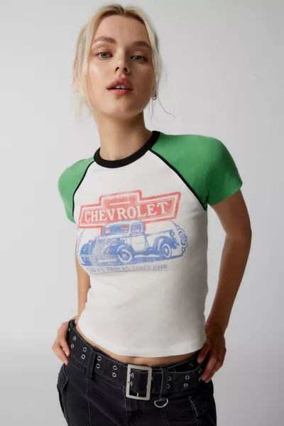 Chevy Raglan Baby Tee | Urban Outfitters (US and RoW)
