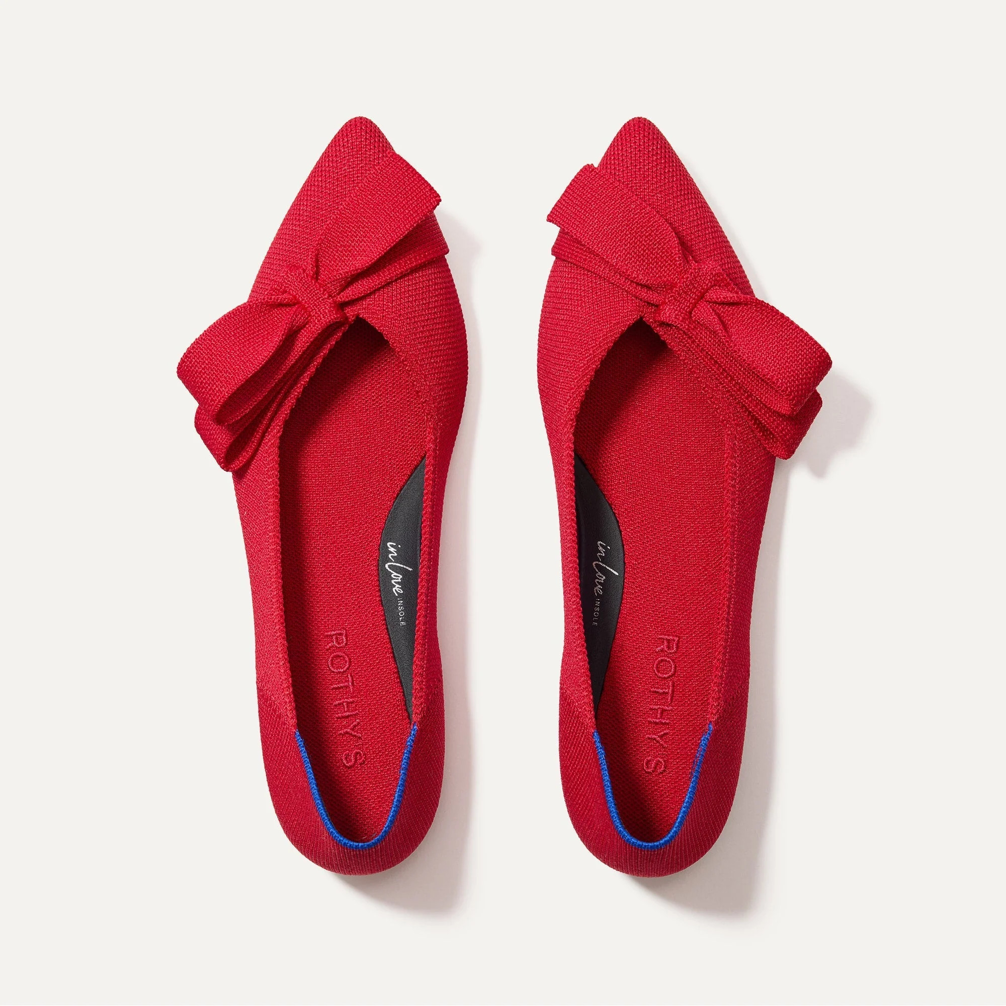 The Bow Point II in Cupid | Regular & Wide Flats | Rothy's | Rothy's