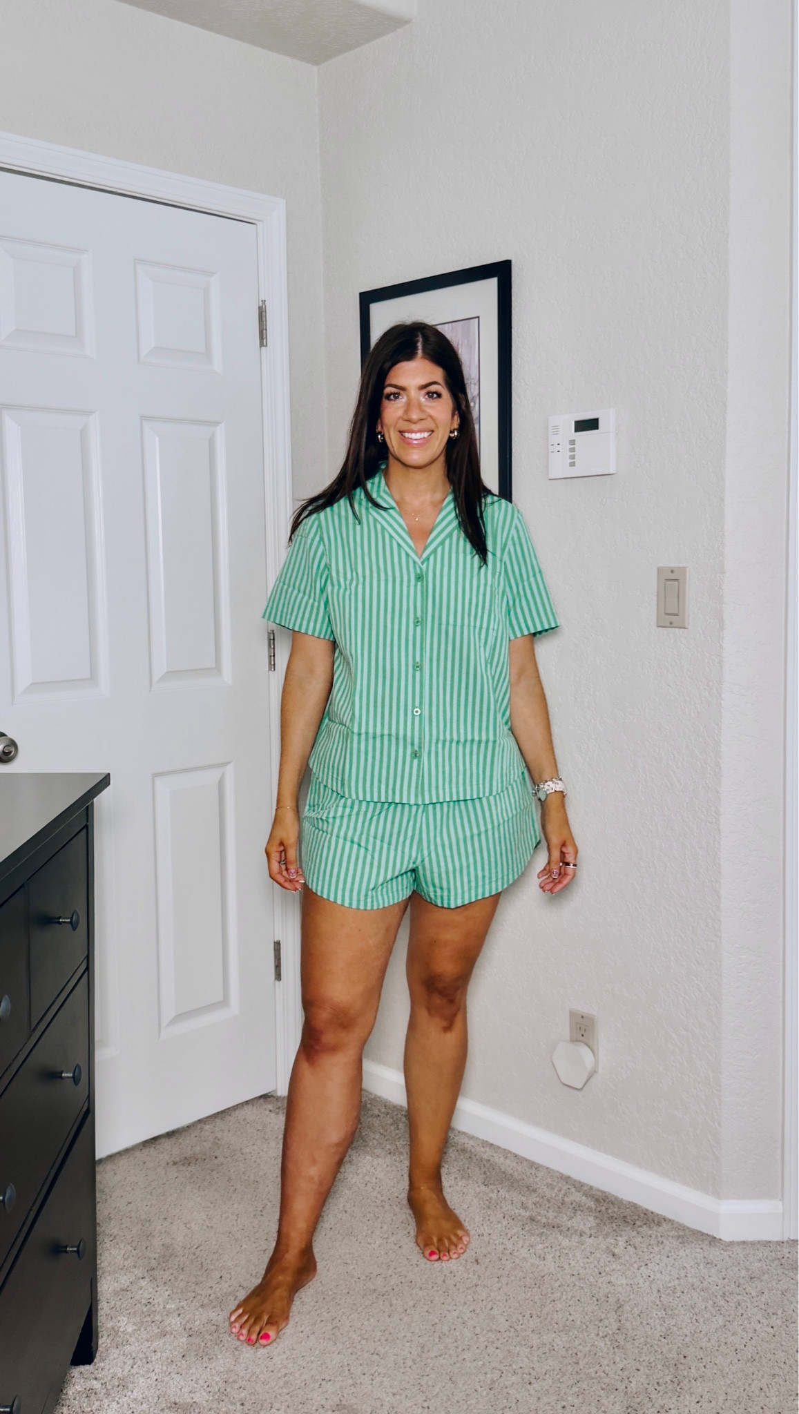 In a medium tall pajama set

#LTKSaleAlert #LTKMidsize #LTKOver40
