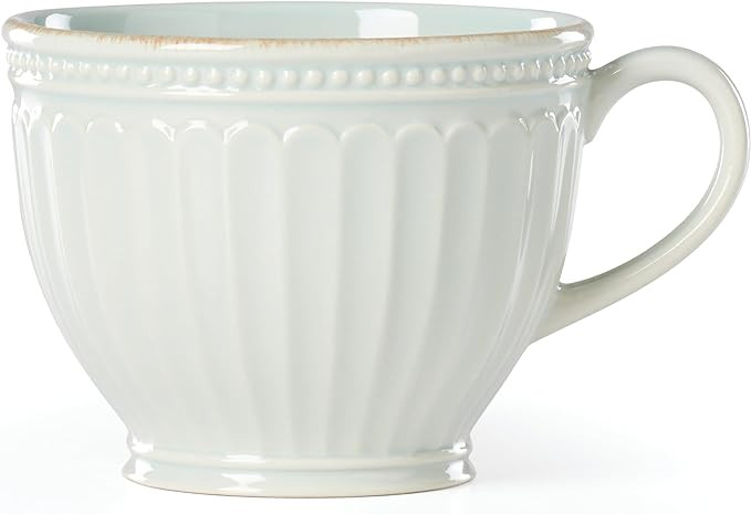 Lenox 892449 French Perle Groove 2-Piece Latte Mug Set | Amazon (US)