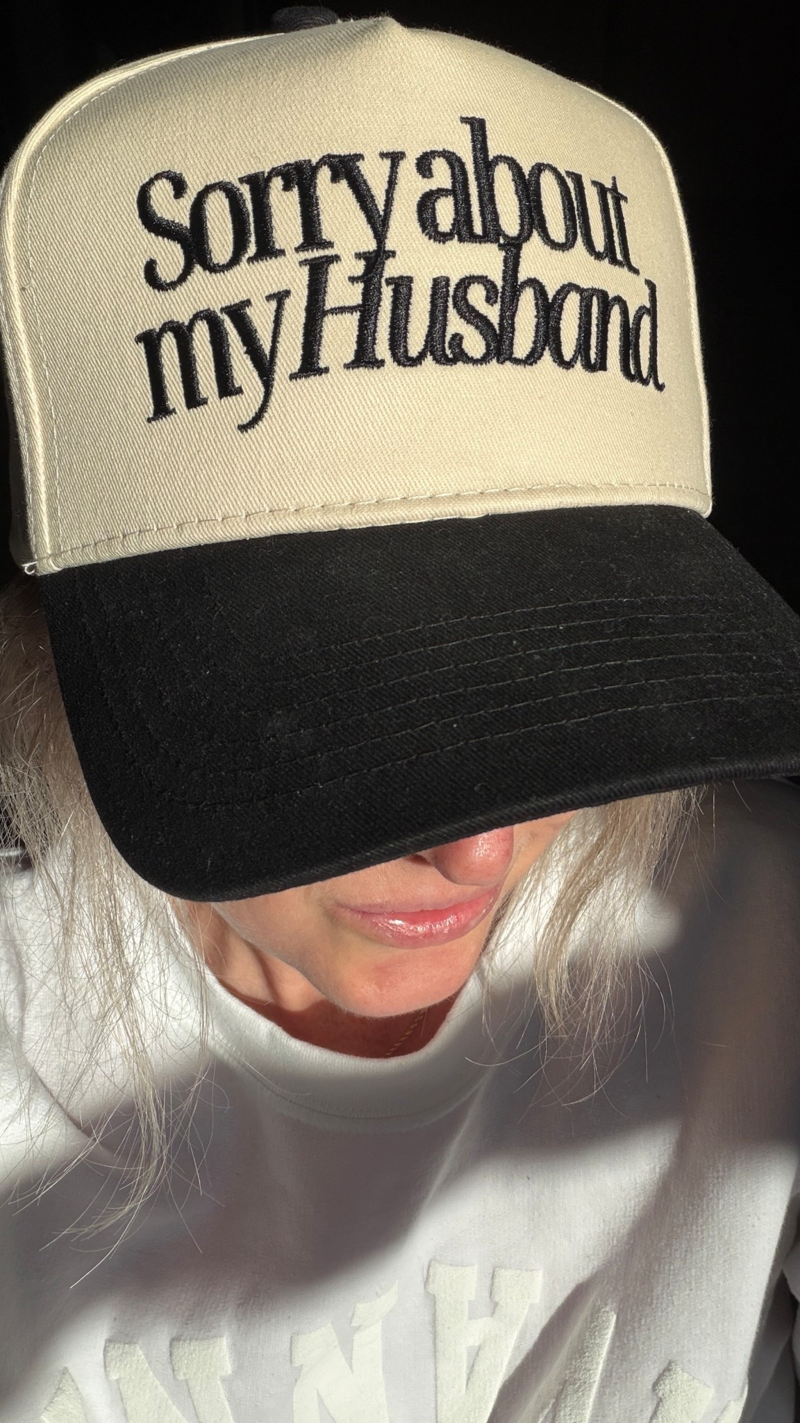 This hat is perfection for wives that have husbands that “think” they are hip/funny - or anything in between!🤣