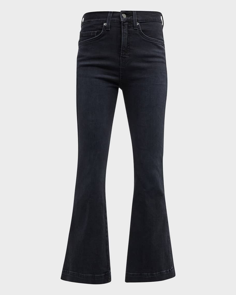 Carson High-Rise Ankle Flare Jeans | Neiman Marcus