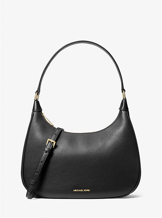 Cora Large Pebbled Leather Shoulder Bag | Michael Kors | Michael Kors US