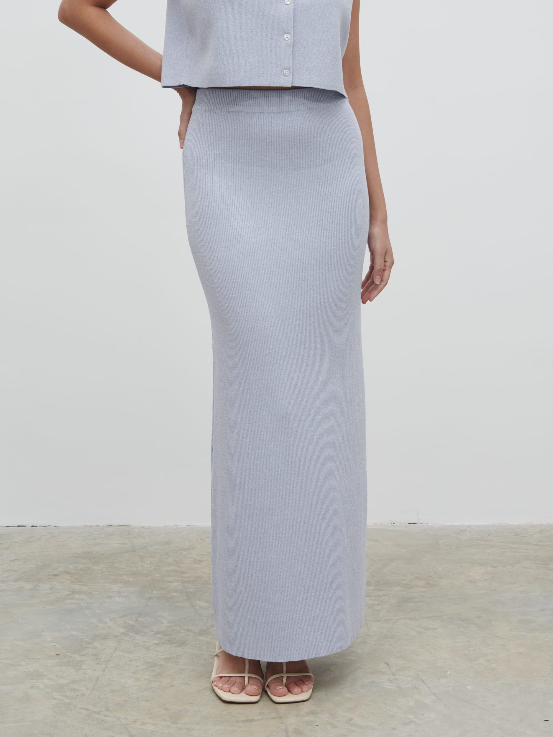Jasmin Knit Maxi Skirt | Pretty Lavish (UK)