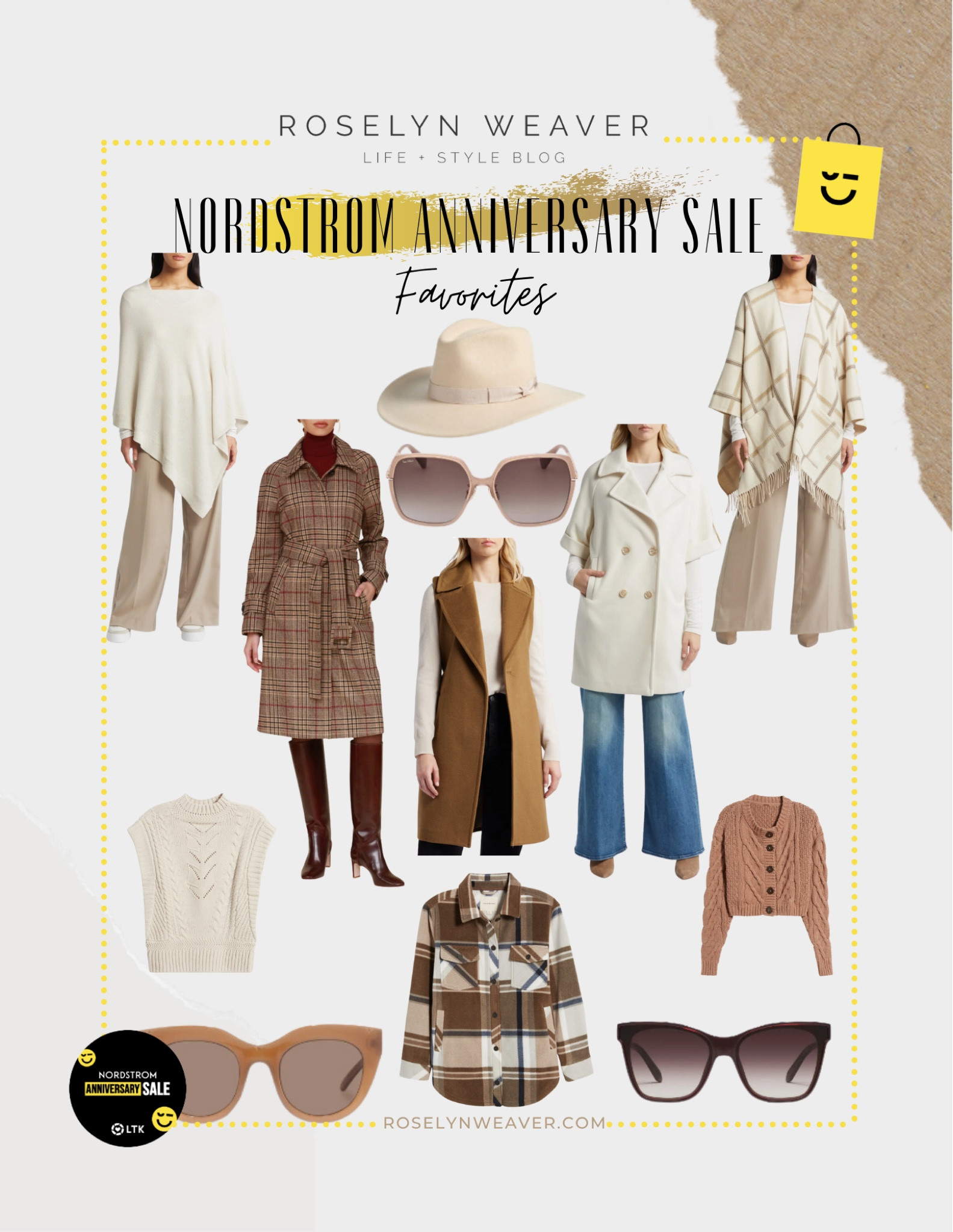 Nordstrom anniversary sale - fall & winter favorites 

Wool coats, shacket, brown sunglasses, poncho, wool felt hat

#LTKStyleTip #LTKSaleAlert #LTKxNSale