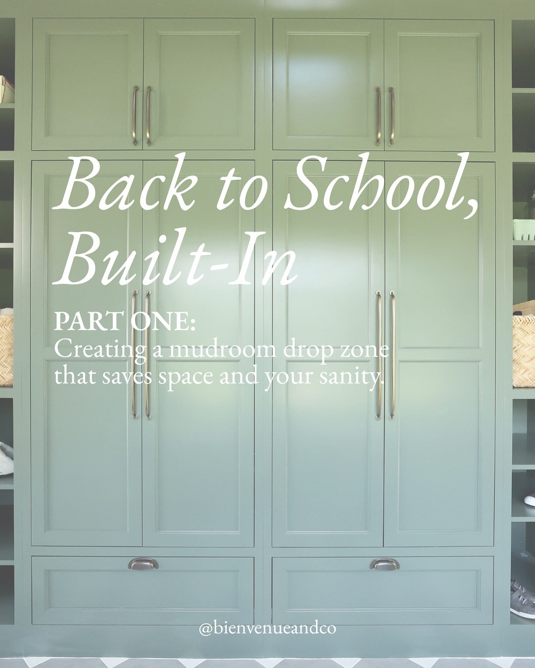 Back-to-school season is here and we’re kicking it off with our Back to School, Built in series where we’ll touch on areas of your home that could use a little TLC to make them feel more functional every day.

In part one, we’re starting with the space that sets the tone for your whole home: the mudroom. This essential space is so overlooked, but it has the ability to make or break your home organization and overall flow. 

Think you need a huge dedicated mudroom to reap the benefits? Think again! With some well-designed built-ins, you can do a lot with a little square footage. Built-ins that aren’t just beautiful... they’re functional, keeping backpacks, shoes, sports gear, and everything in between organized and easy to grab. 

Thoughtful design here makes hectic mornings smoother, helps maintain a tidy home, and creates a space that actually works for your family’s everyday routine.

Swipe through to see how smart, intentional built-ins can transform a busy entryway into a space that’s both practical and stylish. Ready for more like this? Follow @bienvenueandco so you don’t miss the rest of the series (and more!)

#BienvenueandCo #InteriorDesign #BacktoSchool #BuiltIns #Mudroom #CustomDesign #VirtualInteriorDesign #AffordableHomeDesign #AffordableDesignServices #FunctionalDesign #VirtualDesignServices #DesignExpert #MomFriendlyDesign #DesignConsultation #FamilyFriendlyDesign #FunctionalSpaces