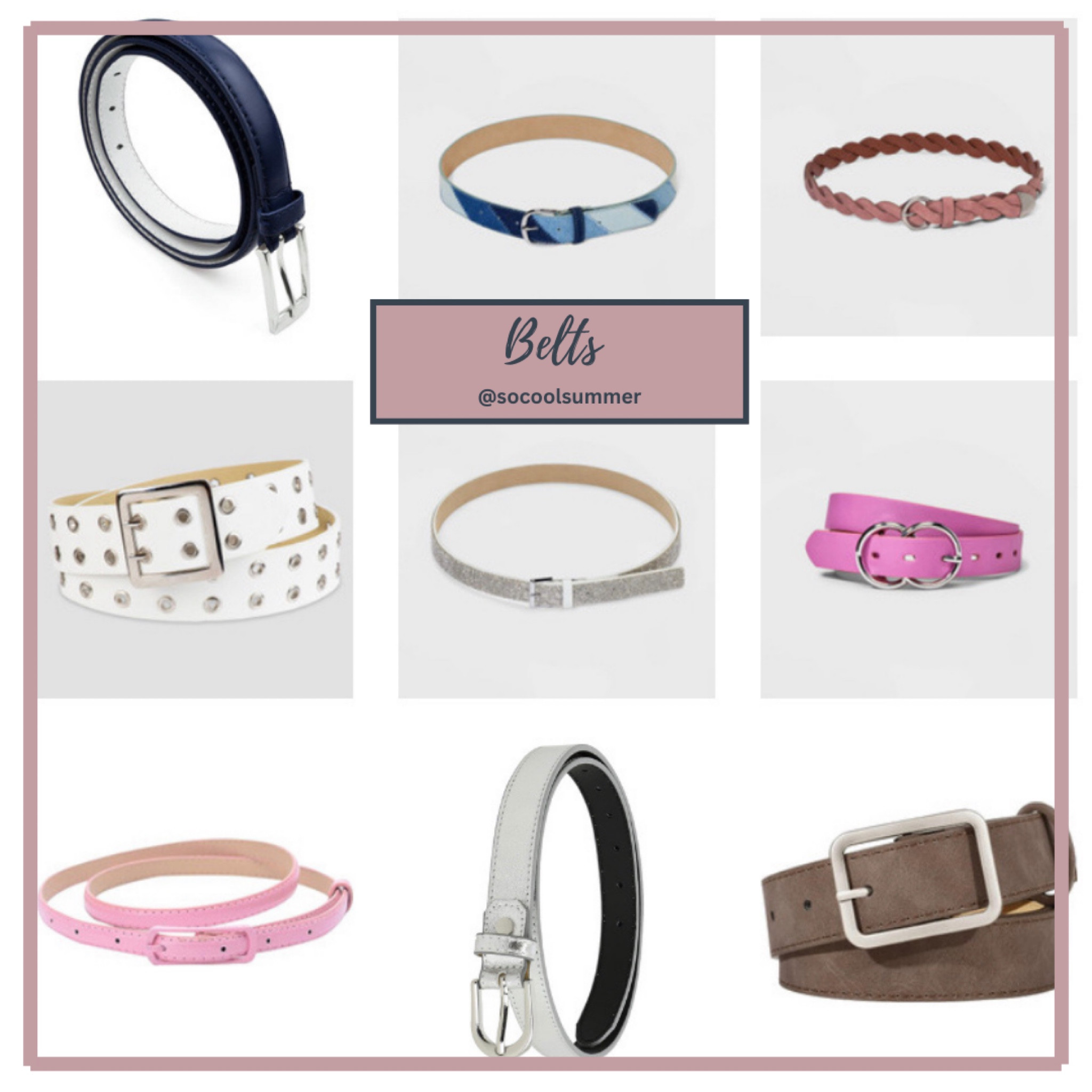 Belts for summers.  I went the inexpensive route from Amazon and Target!

#LTKunder50 #LTKFind #LTKstyletip