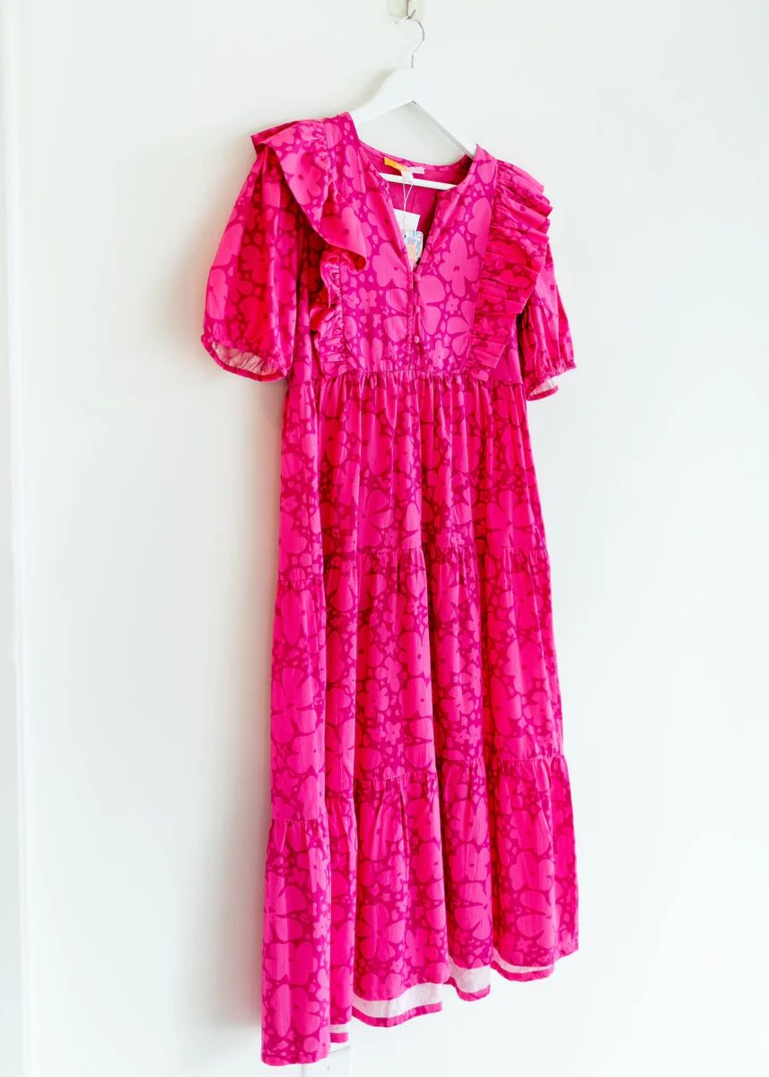 Savannah Midi Dress- Dahlia | Briton Court | Briton Court