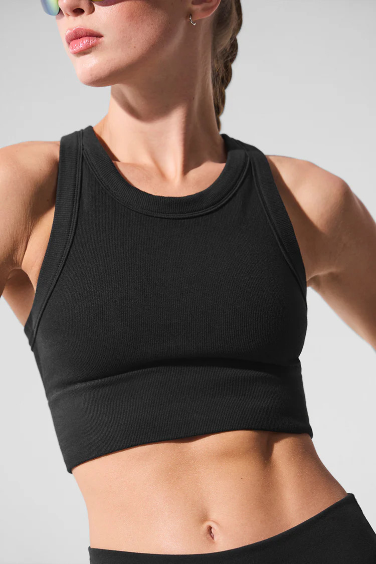 Seamless Delight High Neck Bra | Alo Yoga (US)