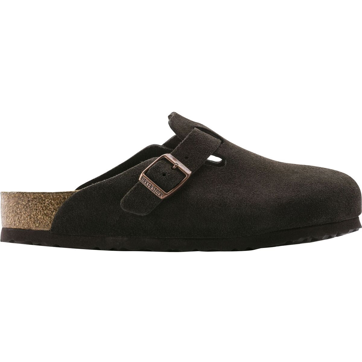 Birkenstock Boston Soft Footbed Suede Clog - Women's Mocha Suede, 39.0 | Backcountry