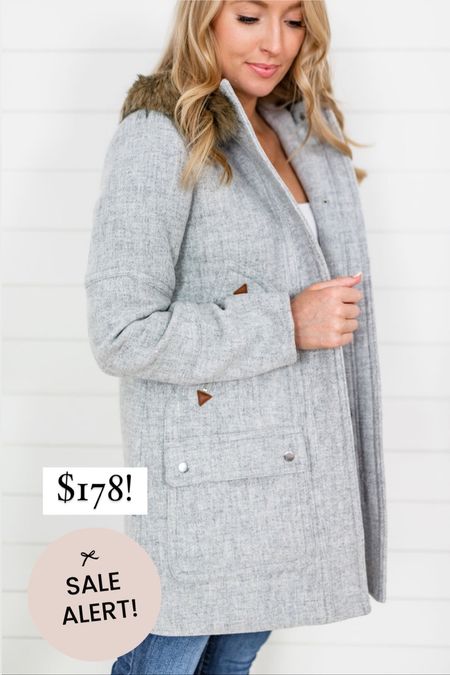 J crew parka coat on sale for the lowest price! $178 today only. It runs smaller in the shoulders. If you want to layer thicker pieces I recommend sizing up. I’m wearing a size 4

Winter coat on sale for black friday

#LTKsalealert #LTKCyberweek