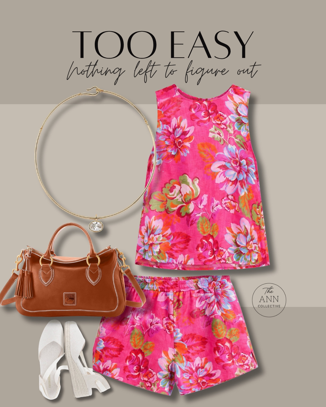 Some outfits ask you to do all the work. This matching set does it for you. Just add a few accessories, slip on your favorite sandals, and you’re ready to head out. 

 #LTKootd #LTKmomlife #LTKOver40