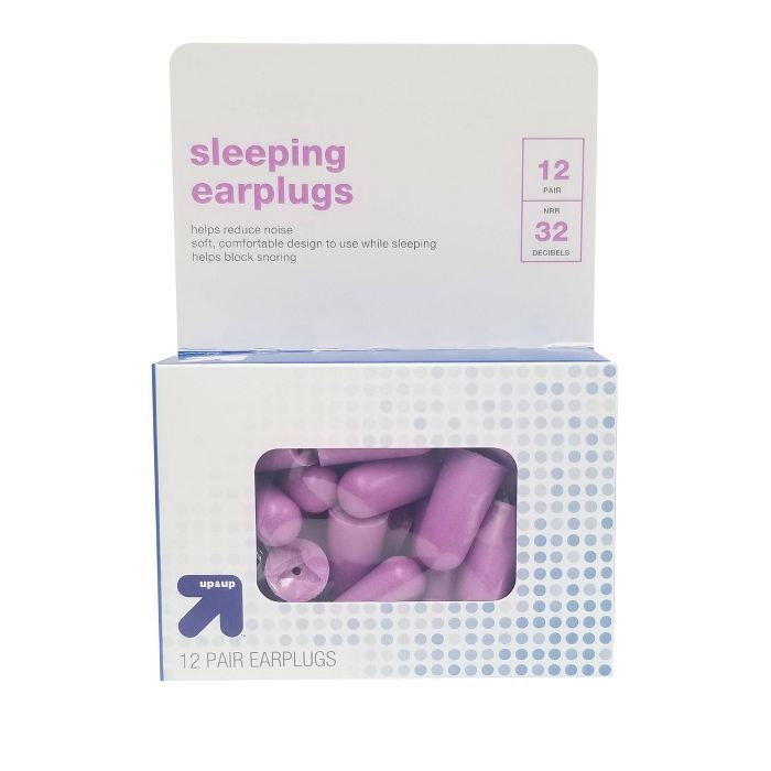 Sleeping Foam Earplugs - 12 Pair - up & up™ | Target