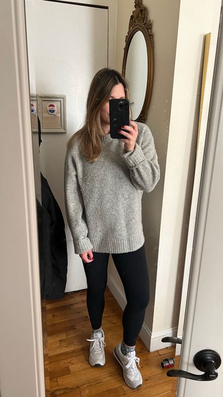 A bump friendly look from last year when I was pregnant with Isabel.

I had been looking for a good oversized sweater that didn’t cost an insane amount of money. Found this brushed wool sweater in the men’s section at J. Crew and never looked back! It is truly one of my favorite finds ever. Here I am wearing it with black align leggings, a pregnant staple. 

Maternity outfit, non-maternity, maternity outfit, bump friendly looks, bump outfits, casual outfits, winter outfits, fall outfits, casual style 

#LTKSeasonal #LTKstyletip #LTKbump