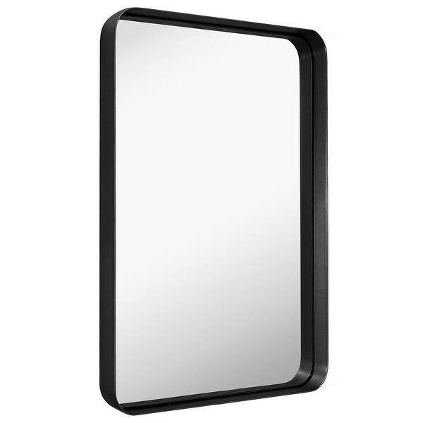 Carbon Loft Cornwell Metal Wall Mirror - 24*36*1.97 - Matte Black(24*36) | Bed Bath & Beyond