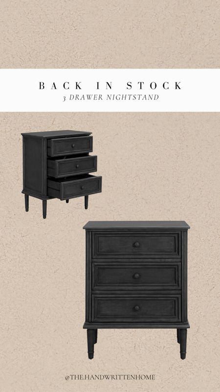 Black nightstand with drawers back in stock at target!

Hurry this one sells out fast!

Amber interiors 
McGee
Bedroom furniture
Beside table
End table

#LTKsalealert #LTKstyletip #LTKhome