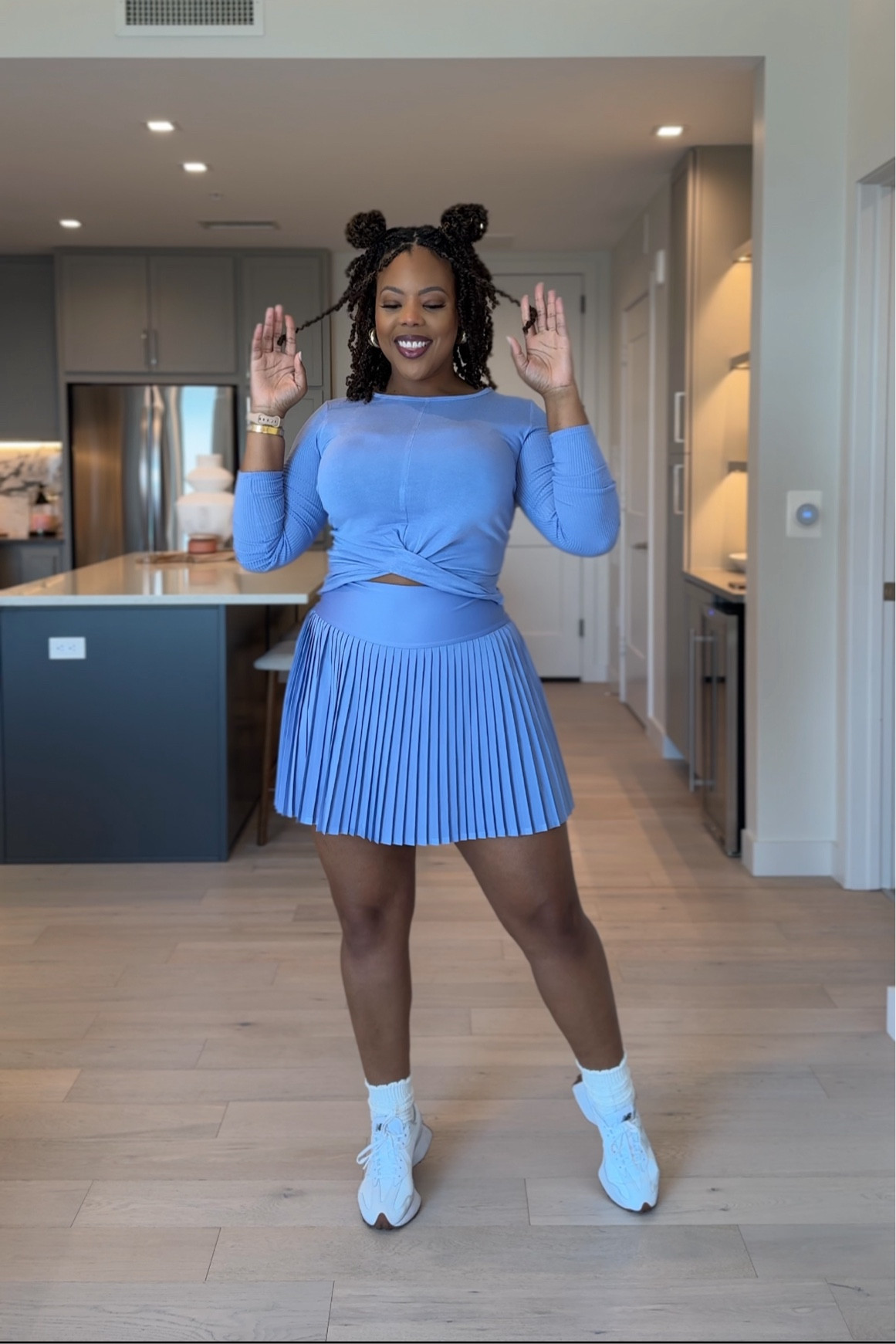 Serving tennis skirt ootd! 

#LTKmidsize #LTKstyletip #LTKfindsunder50