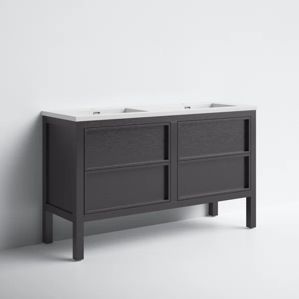 Gonzalo 55.12'' Double Bathroom Vanity | Wayfair North America