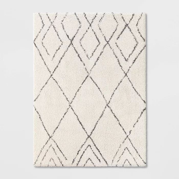 Diamond Patterned Shag Woven Rug - Project 62&#153; | Target