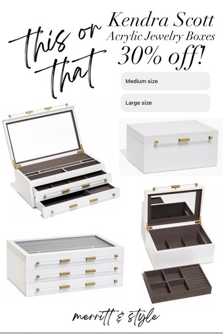 Kendra Scott jewelry boxes 
Sitewide sale 30% off 


#LTKsalealert #LTKCyberweek #LTKstyletip