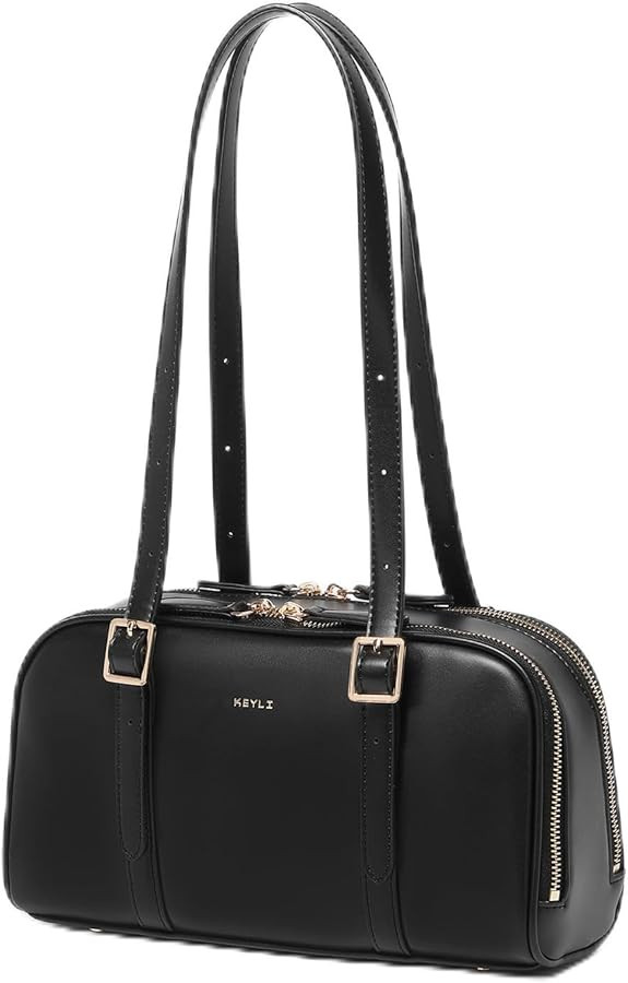 Keyli Swing Zip Shoulder Bag Fashion Purses for Women, Leather Shoulder Handbag Top-Handle Hobo B... | Amazon (US)