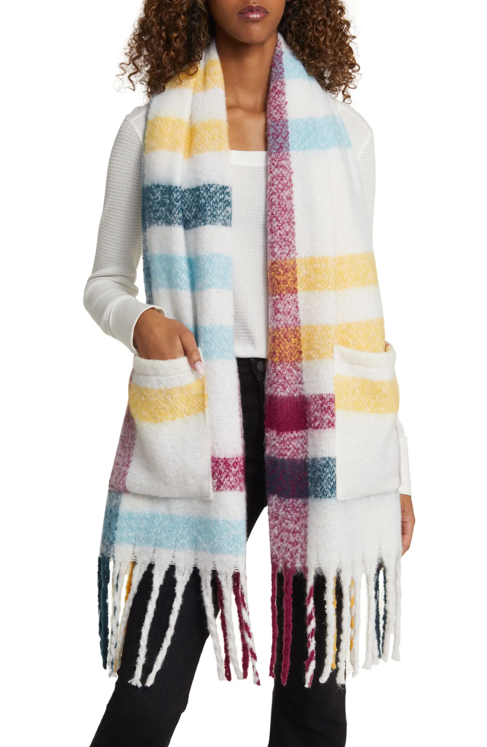 Blanket Scarf with Pockets | Nordstrom