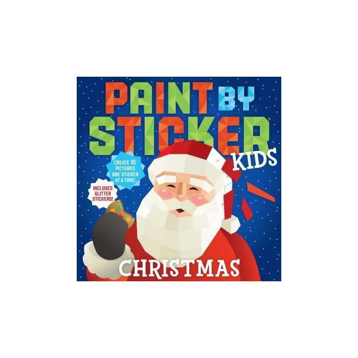 Paint by Sticker Kids: Christmas - (Paperback) | Target