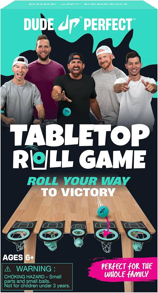 Dude Perfect Tabletop Roll, a Target Toss Game, for Kids and Adults, Great for Family and Friend ... | Amazon (US)