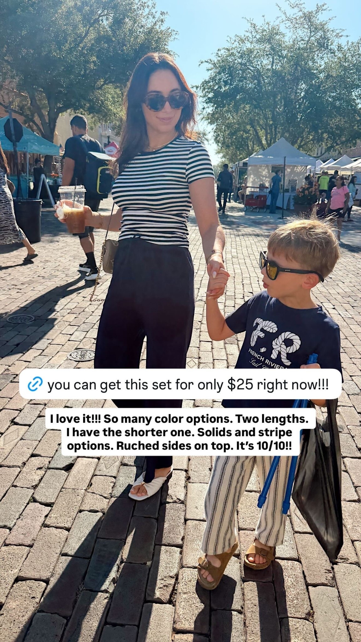 Free people inspired Amazon set!!! This is 10/10. Endless color options with stripes and solids!! Two lengths in the pants. I’m in the shorter option and I’m just over 5’4” size small. Very cool and easy. Perfect for everyday outfits. Cute sets. #amazonfashion #amazonfinds #lookforless #affordablestyle 

#LTKSeasonal #LTKootd #LTKSaleAlert