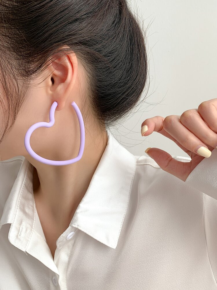 Heart Shaped Earrings | SHEIN