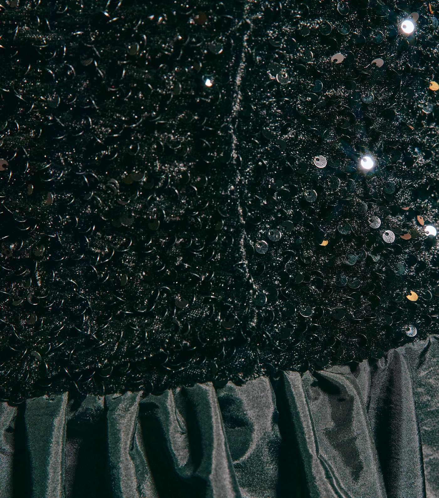 Black Sequin Strapless Mini Dress | New Look | New Look (UK)