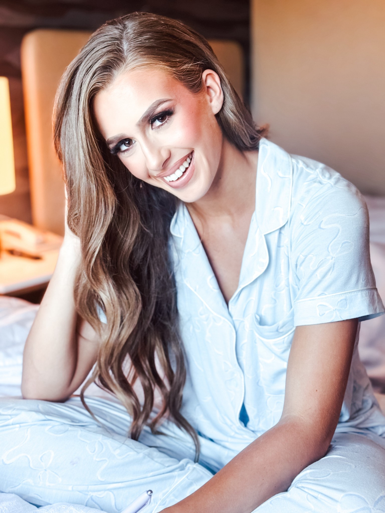 pajamas so comfy i never want to change 🤍🩵✨

#LTKootd #LTKdayinmylife #LTKgrwm