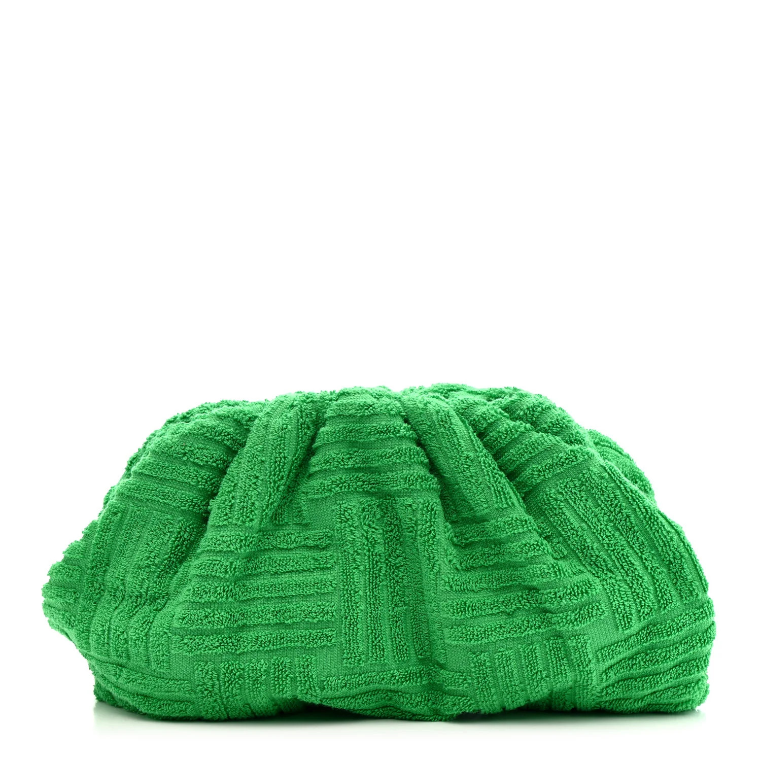 Sponge Fabric The Pouch Clutch Grass | FASHIONPHILE (US)