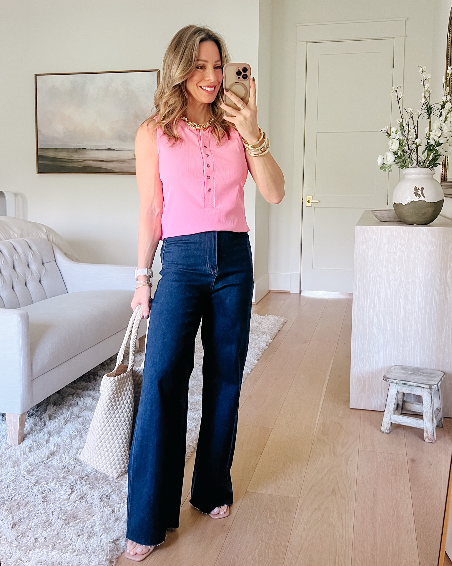 Pink for springtime is so classic and sweet, the whole outfit is from Amazon! 

Top Fit: I’m wearing a Small

Jeans Fit: I’m wearing an XS

#LTKmomlife #LTKgrwm #LTKPetite
