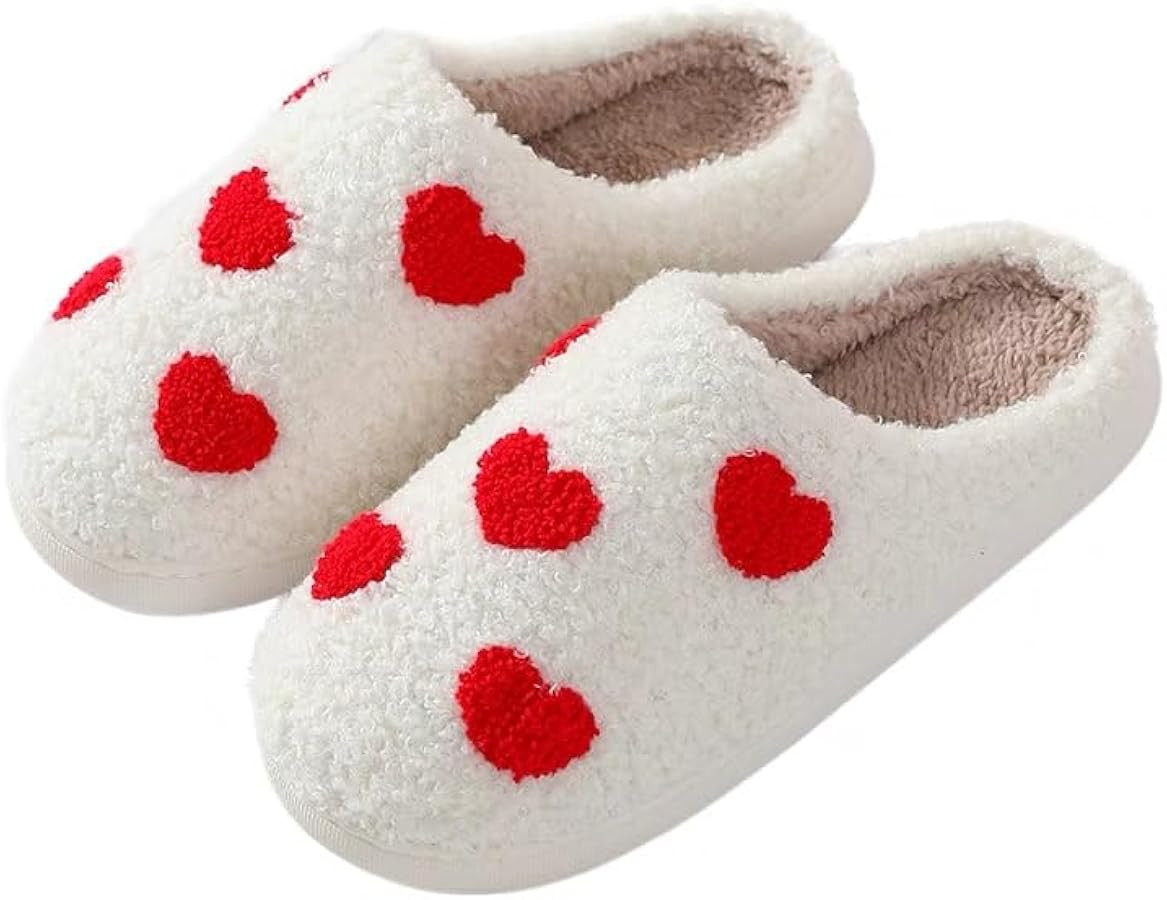 Unisex Meet Me at Midnight Slippers Soft Embroidered Plush Fluffy Warm Home Slippers Indoor Outdo... | Amazon (US)